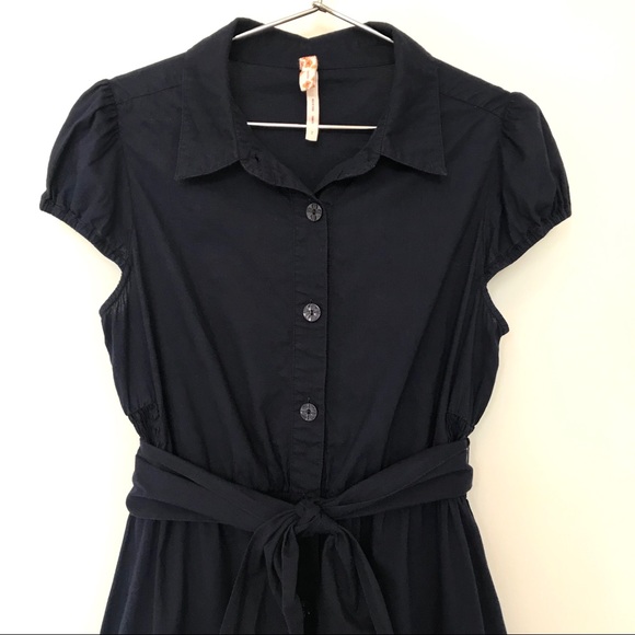 Anthropologie Dresses & Skirts - Anthro Maeve Navy Shirtdress Classic 2
